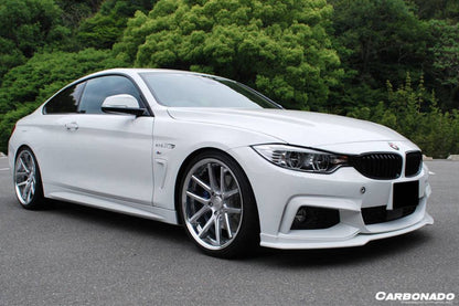 Carbonado 2014-2017 BMW 4 Series F32 F33 M Sport ECC Style Carbon Fiber Front Lip