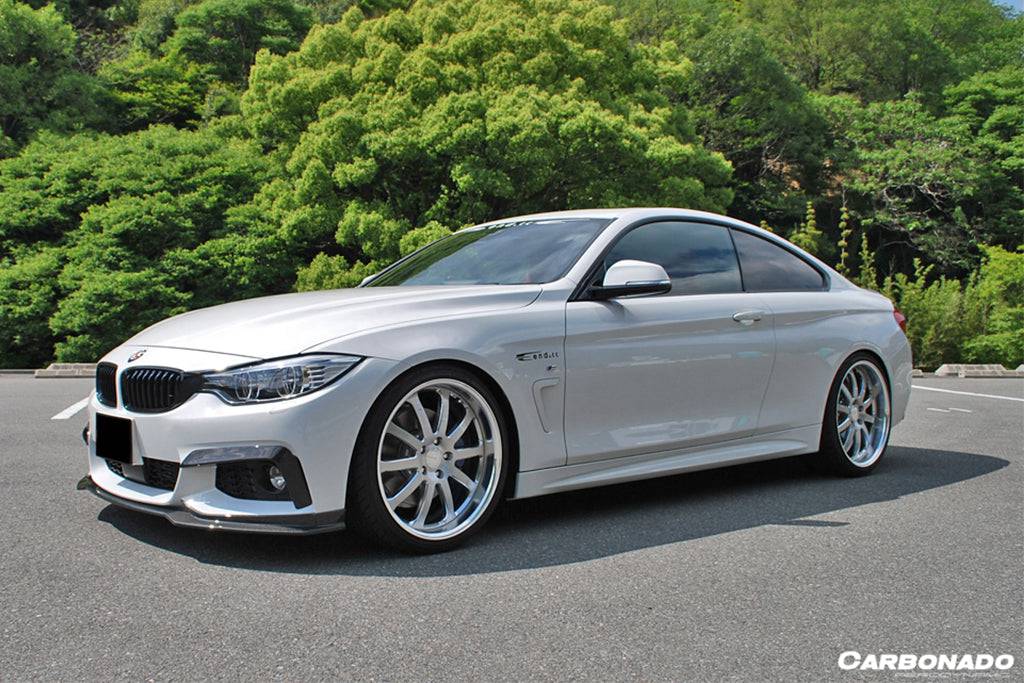Carbonado 2014-2017 BMW 4 Series F32 F33 M Sport ECC Style Carbon Fiber Front Lip