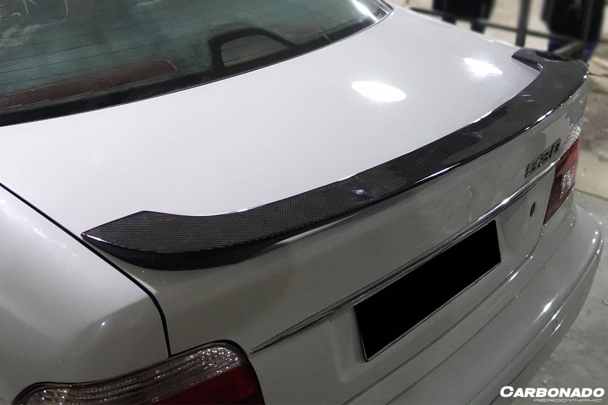 Carbonado 1997-2003 BMW 5 Series E39 MT Style Carbon Fiber Turnk Spoiler