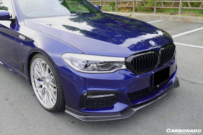 Borde delantero de fibra de carbono estilo M-TECH ECC para BMW Serie 5 G30 G38 2017-2019