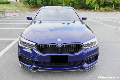 Borde delantero de fibra de carbono estilo M-TECH ECC para BMW Serie 5 G30 G38 2017-2019