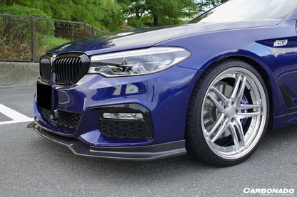 Borde delantero de fibra de carbono estilo M-TECH ECC para BMW Serie 5 G30 G38 2017-2019
