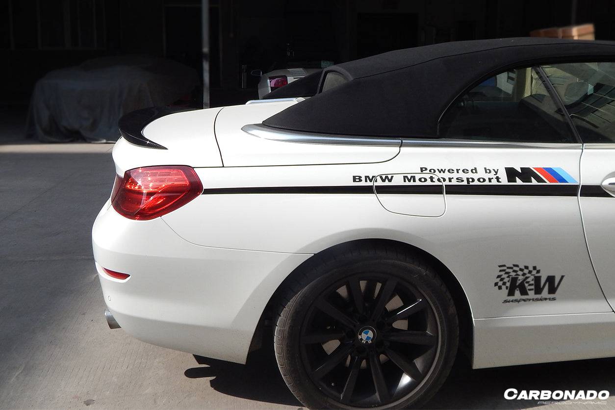 Carbonado 2011-2018 BMW 6 Series F12 convertiable M6 Style Carbon Fiber Trunk Spoiler