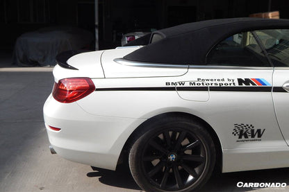 Carbonado 2011-2018 BMW 6 Series F12 convertiable M6 Style Carbon Fiber Trunk Spoiler