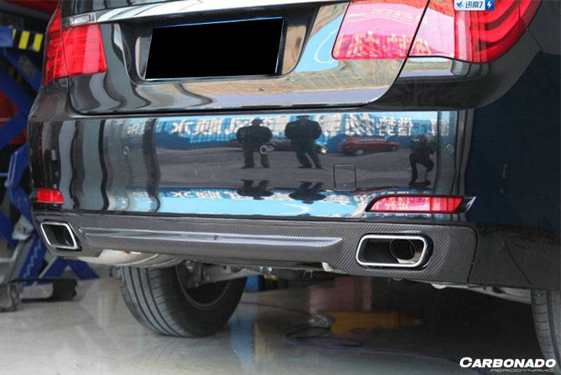 Alerón trasero de fibra de carbono estilo OEM BMW Serie 7 F01 Carbonado 2009-2014