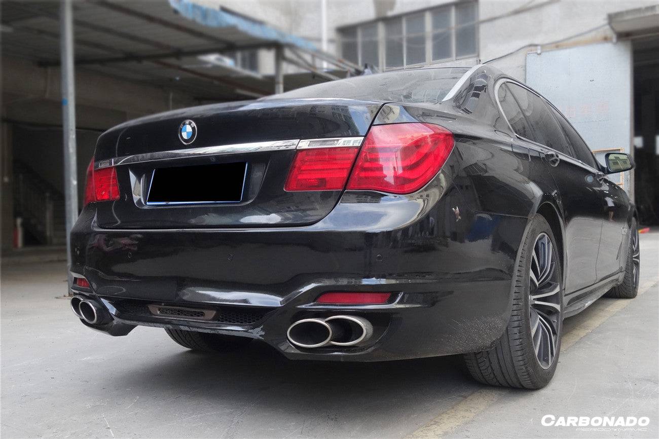 Carbonado 2009-2015 BMW 7 Series F01 F02 WD Style Rear Bumper With Tips