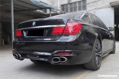 Carbonado 2009-2015 BMW 7 Series F01 F02 WD Style Rear Bumper With Tips