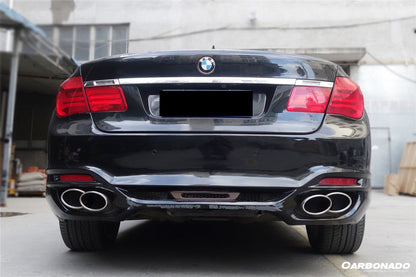 Carbonado 2009-2015 BMW 7 Series F01 F02 WD Style Rear Bumper With Tips
