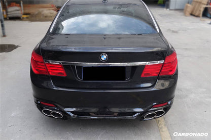 Carbonado 2009-2015 BMW 7 Series F01 F02 WD Style Rear Bumper With Tips