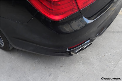 Carbonado 2009-2015 BMW 7 Series F01 F02 WD Style Rear Bumper With Tips