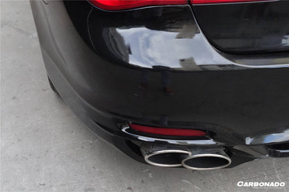Carbonado 2009-2015 BMW 7 Series F01 F02 WD Style Rear Bumper With Tips