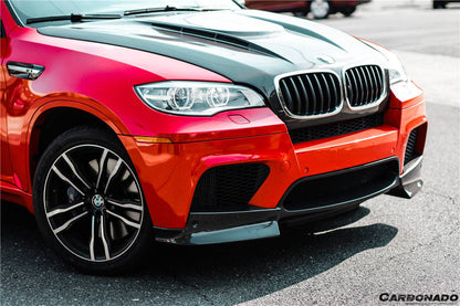 Carbonado 2009-2014 BMW E70 E71 X5M X6M AK Style Carbon Fiber Front Lip