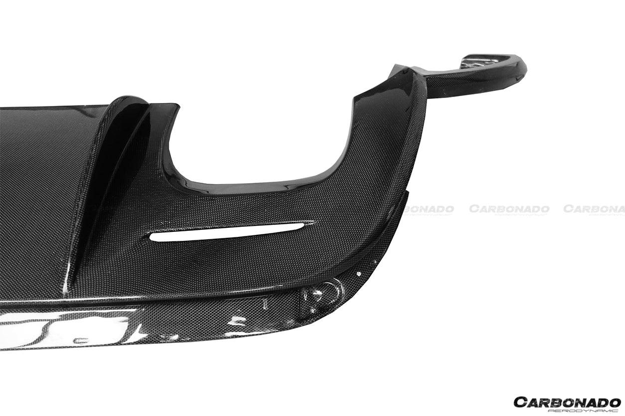 Difusor trasero de fibra de carbono estilo VS para BMW E71 X6M 2009-2014 Carbonado