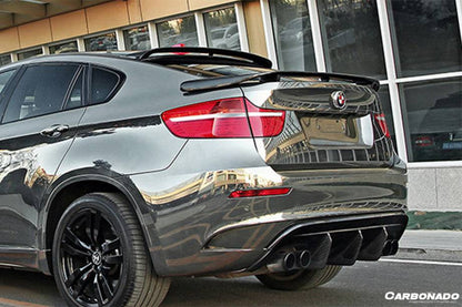 Carbonado 2009-2014 BMW E71 X6M AK Style Carbon Fiber Rear Diffuser