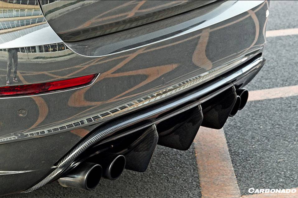 Carbonado 2009-2014 BMW E71 X6M AK Style Carbon Fiber Rear Diffuser