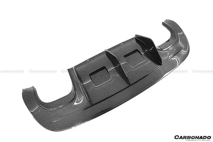 Carbonado 2009-2014 BMW E71 X6M AK Style Carbon Fiber Rear Diffuser