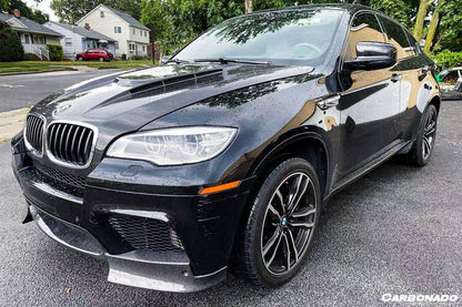 Carbonado 2009-2014 BMW E70 E71 X5M X6M AK Style Carbon Fiber Front Lip