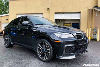 Carbonado 2009-2014 BMW E70 E71 X5M X6M AK Style Carbon Fiber Front Lip
