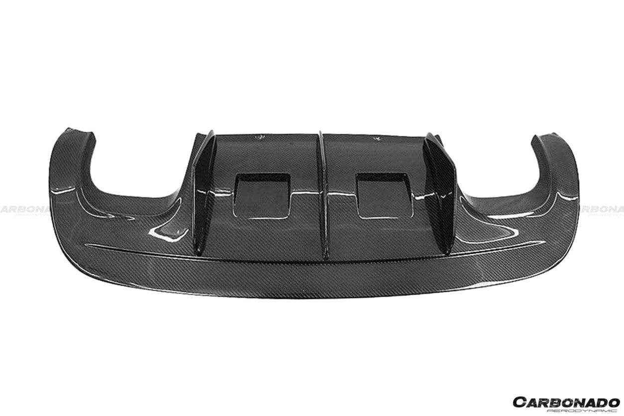 Carbonado 2009-2014 BMW E71 X6M AK Style Carbon Fiber Rear Diffuser