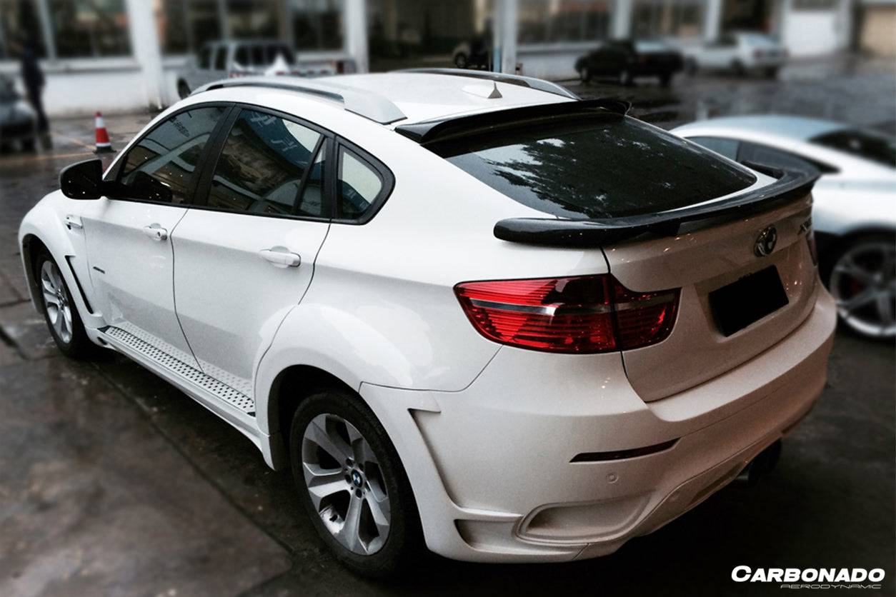 Kit de carrocería ancha completa estilo HM para BMW E71 X6 Carbonado 2009-2014