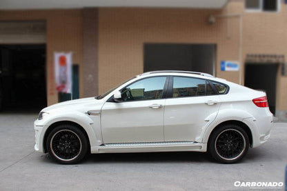 Kit de carrocería ancha completa estilo HM para BMW E71 X6 Carbonado 2009-2014