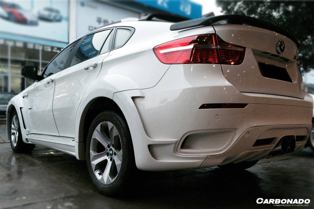 Kit de carrocería ancha completa estilo HM para BMW E71 X6 Carbonado 2009-2014