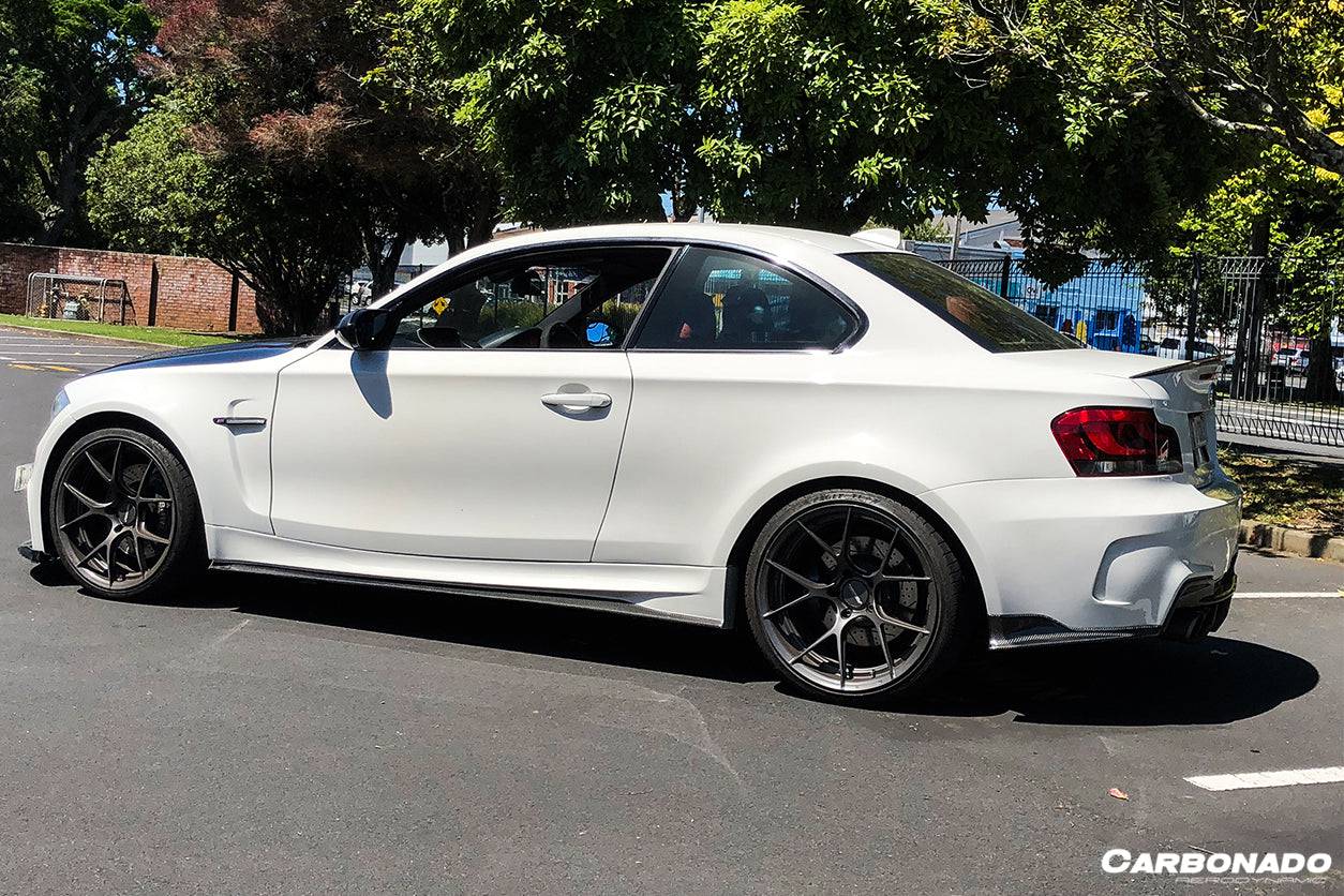 Alerón de maletero de fibra de carbono estilo RZ para BMW E82 Serie 1 1M 2008-2013 Carbonado
