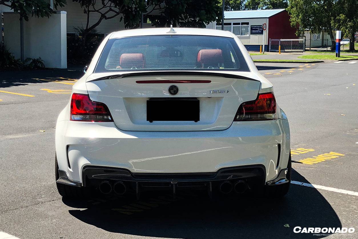 Alerón de maletero de fibra de carbono estilo RZ para BMW E82 Serie 1 1M 2008-2013 Carbonado