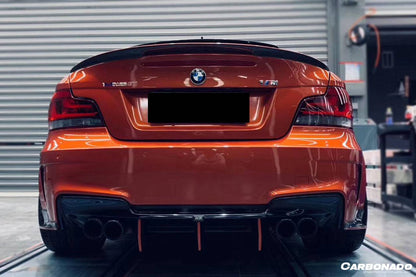 Alerón de maletero de fibra de carbono estilo RZ para BMW E82 Serie 1 1M 2008-2013 Carbonado
