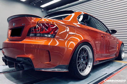 Carbonado 2008-2013 BMW E82 E88 1M RZ Style Carbon Fiber Rear Lip  Rear Diffuser Undertray