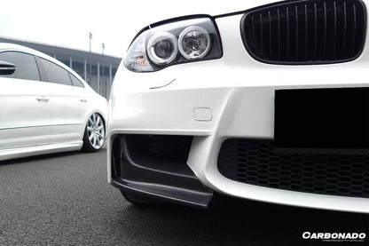 Carbonado 2008-2013 BMW E82 E88 1M RZ Style Carbon Fiber Front Lip Spiliter