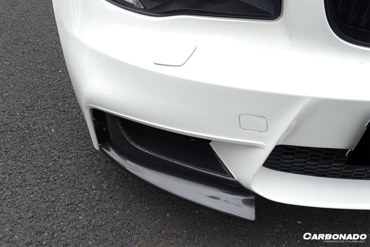 Carbonado 2008-2013 BMW E82 E88 1M RZ Style Carbon Fiber Front Lip Spiliter