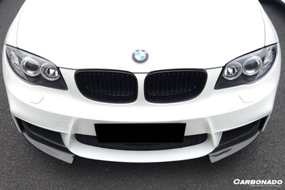 Carbonado 2008-2013 BMW E82 E88 1M RZ Style Carbon Fiber Front Lip Spiliter
