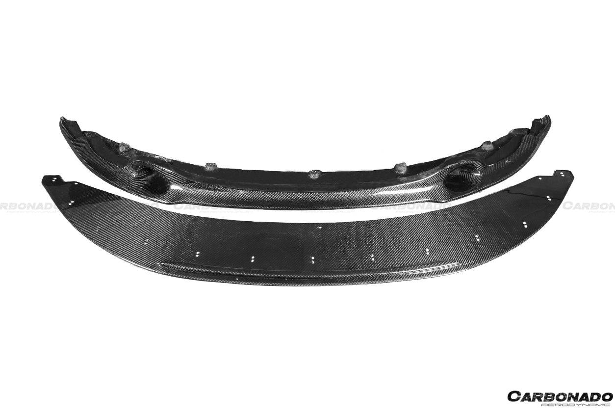 Carbonado 2008-2013 BMW E82 E88 1M RZ Style Carbon FIber Front Lip