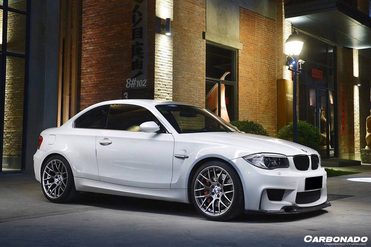 Carbonado 2008-2013 BMW E82 E88 1M RZ Style Carbon FIber Front Lip