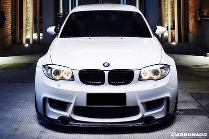 Carbonado 2008-2013 BMW E82 E88 1M RZ Style Carbon FIber Front Lip