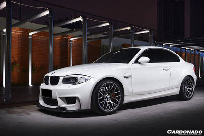 Carbonado 2008-2013 BMW E82 E88 1M RZ Style Carbon FIber Front Lip