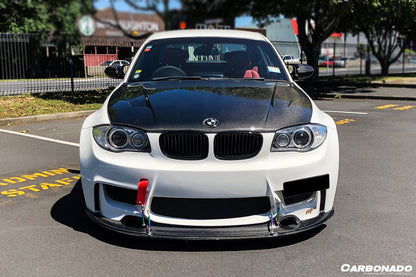 Carbonado 2008-2013 BMW E82 E88 1M RZ Style Carbon FIber Front Lip