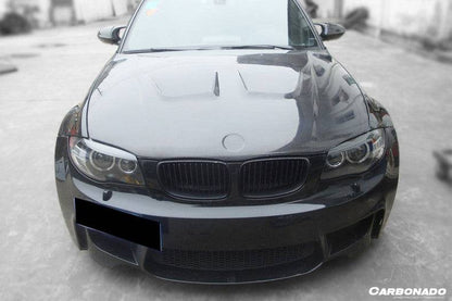 Carbonado 2008-2013 BMW E82 E88 1M 1 Series AP Style Carbon Fiber Hood
