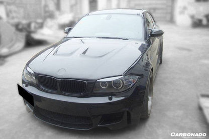 Carbonado 2008-2013 BMW E82 E88 1M 1 Series AP Style Carbon Fiber Hood
