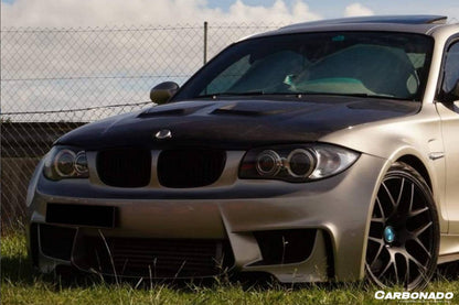 Carbonado 2008-2013 BMW E82 E88 1M 1 Series AP Style Carbon Fiber Hood