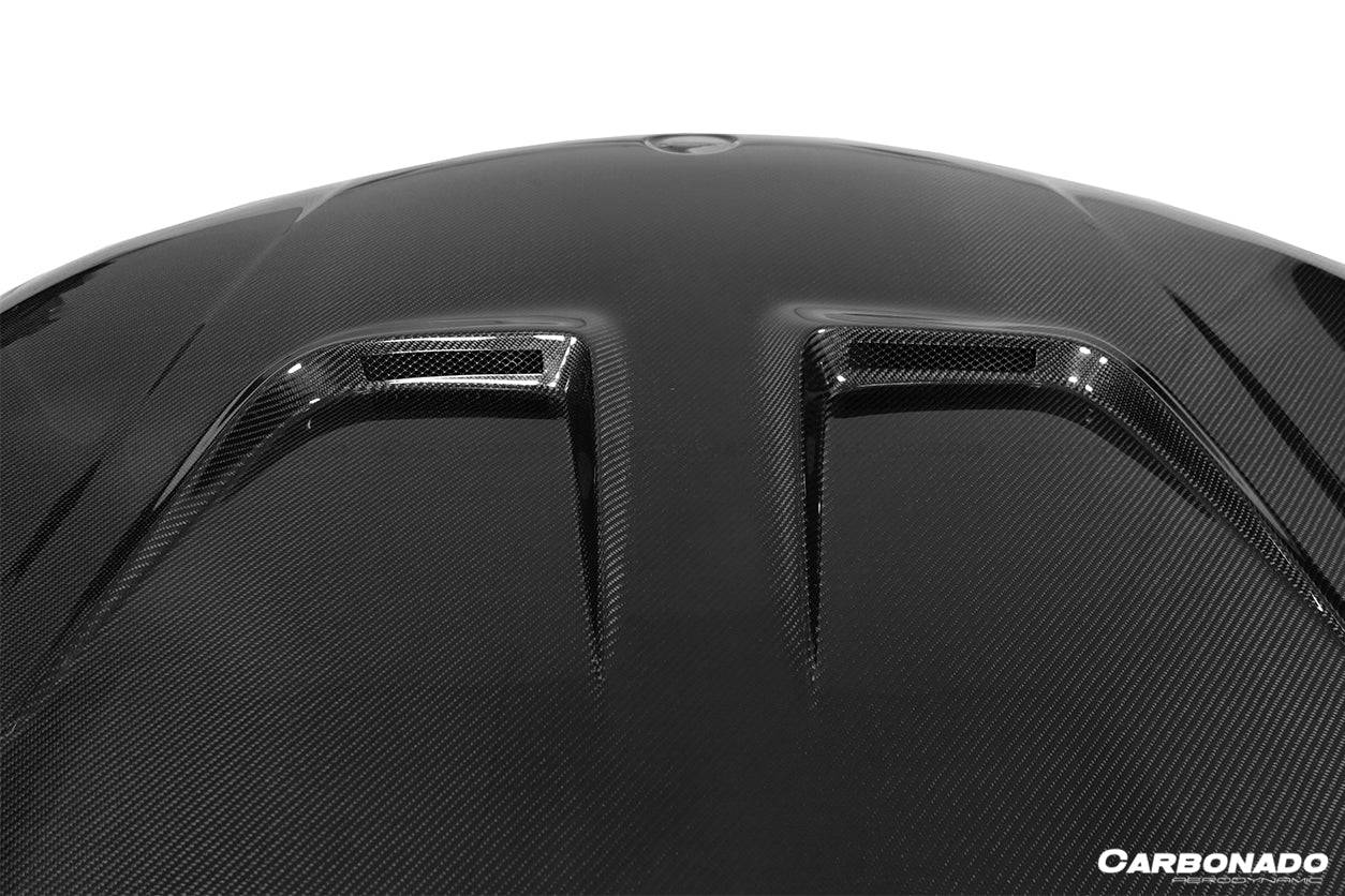 Carbonado 2008-2013 BMW E82 E88 1M 1 Series AP Style Carbon Fiber Hood