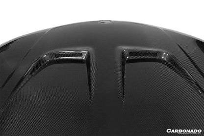 Carbonado 2008-2013 BMW E82 E88 1M 1 Series AP Style Carbon Fiber Hood