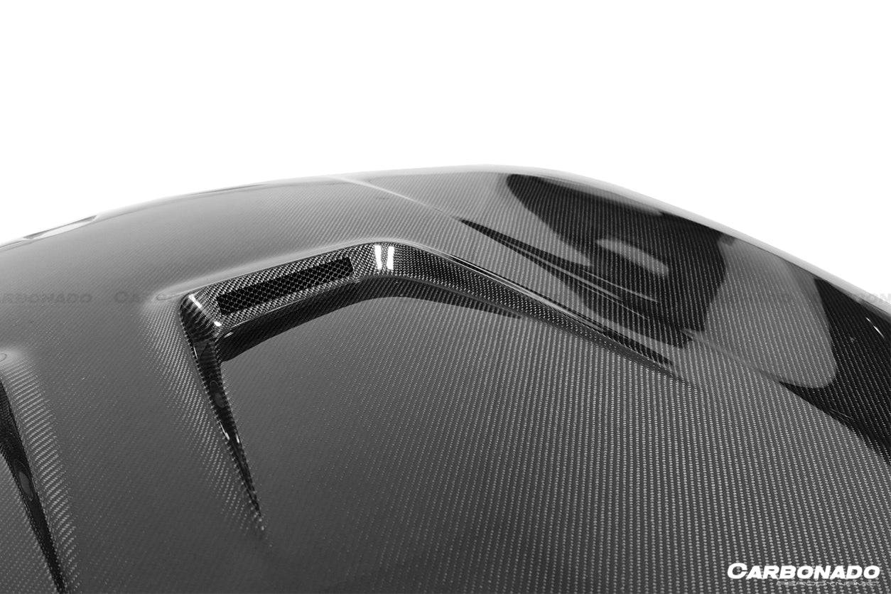 Carbonado 2008-2013 BMW E82 E88 1M 1 Series AP Style Carbon Fiber Hood