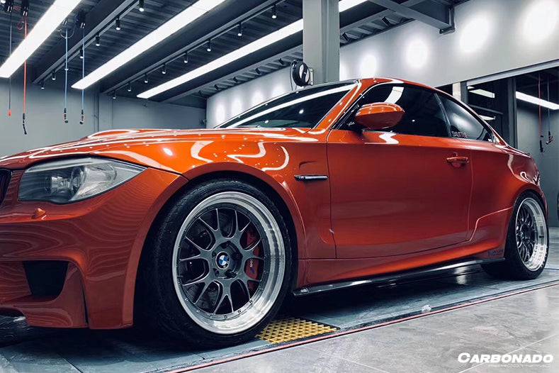 Carbonado 2008-2013 BMW E82 E88 1M RZ Style Partial Carbon FIber Side Skirts