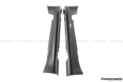 Carbonado 2008-2013 BMW E82 E88 1M RZ Style Partial Carbon FIber Side Skirts