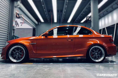 Carbonado 2008-2013 BMW E82 E88 1M RZ Style Partial Carbon FIber Side Skirts