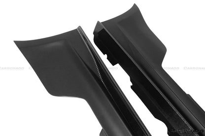 Carbonado 2008-2013 BMW E82 E88 1M RZ Style Partial Carbon FIber Side Skirts