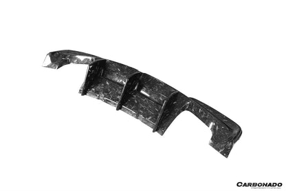 Carbonado 2008-2013 BMW E82 E88 1M RZ Style Carbon Fiber Rear Lip  Rear Diffuser Undertray