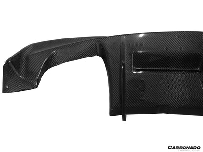 Carbonado 2008-2013 BMW E82 E88 1M RZ Style Carbon FIber Rear Lip